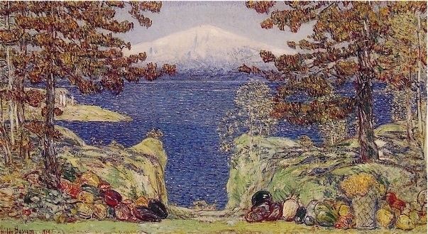 Childe Hassam, 'California' painting, 1919