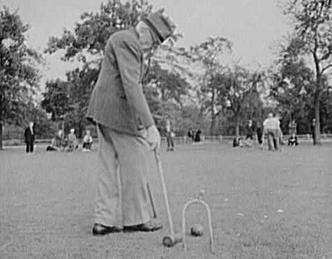 photo of croquet in Central Park
