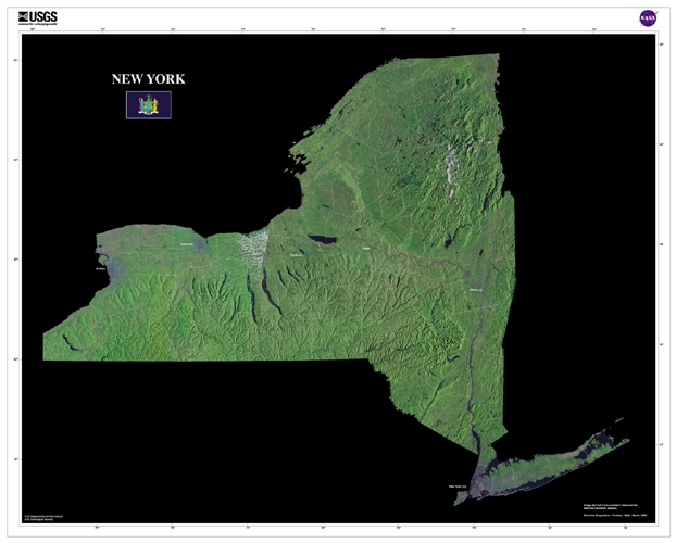 New York State Color Map