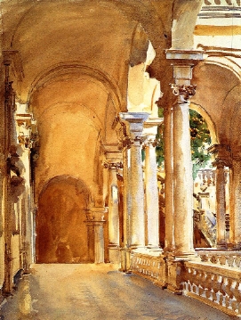 Genoa, the University; John Singer Sargent; 1911
