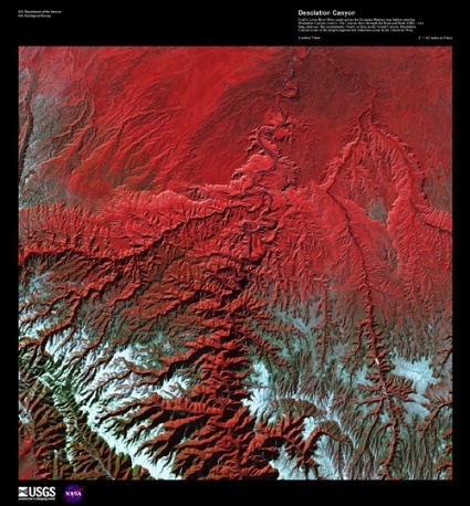 Desolation Canyon, Landsat 7