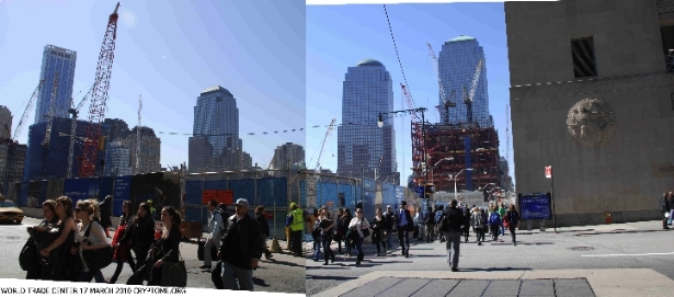 color photo of World Trade Center site 17 March 2010