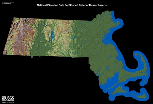 Massachusetts USGS map