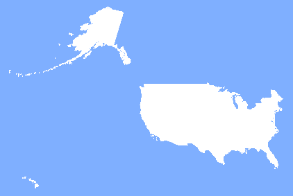 U.S. Census Bureau Map of America